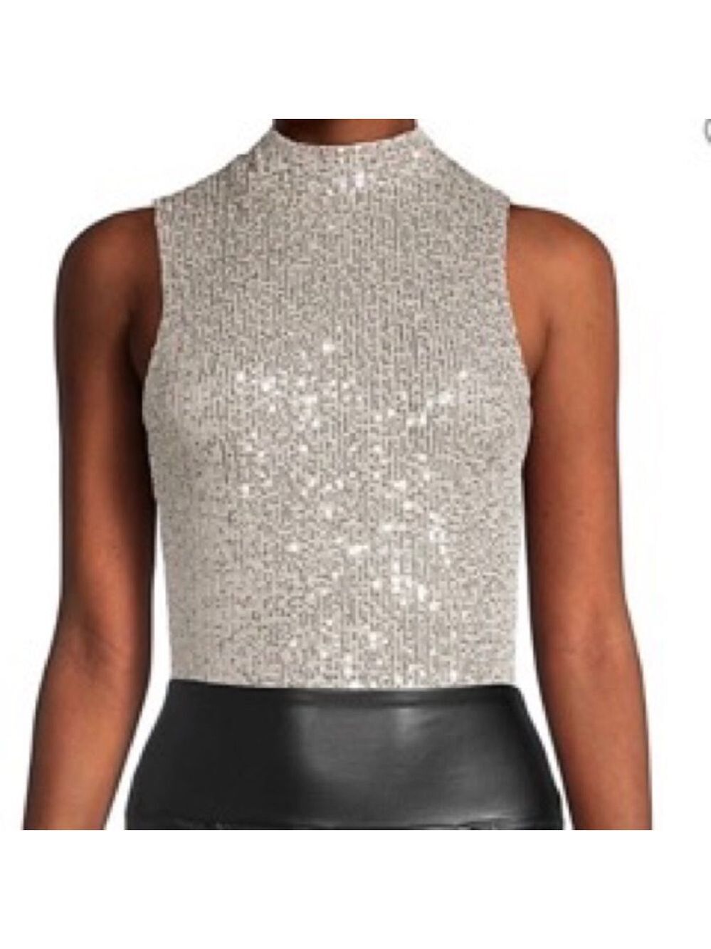 7 For All Mankind Sequin Bodysuit